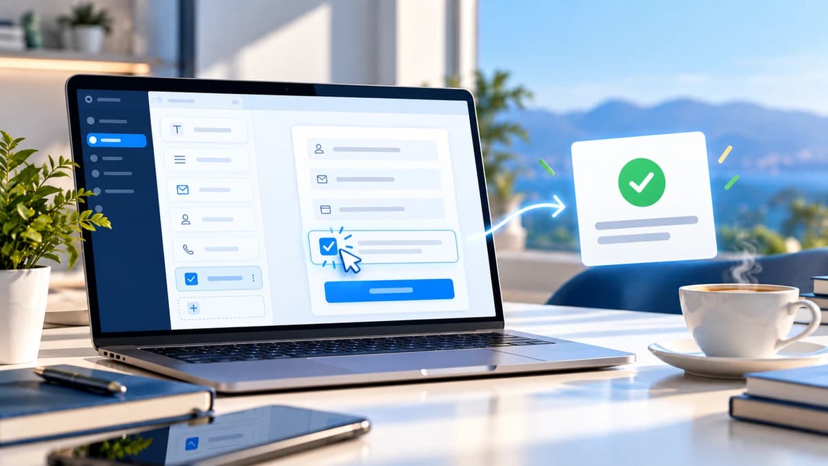 Formulaire Systeme.io avec case à cocher de consentement validée