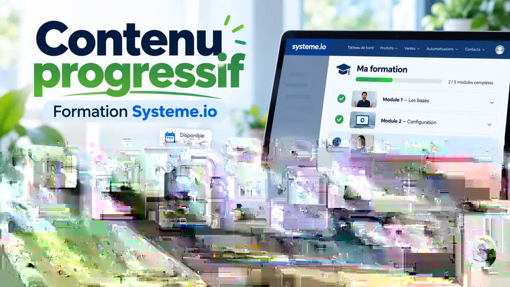 Leçons de formation qui se déverrouillent progressivement sur une ligne du temps