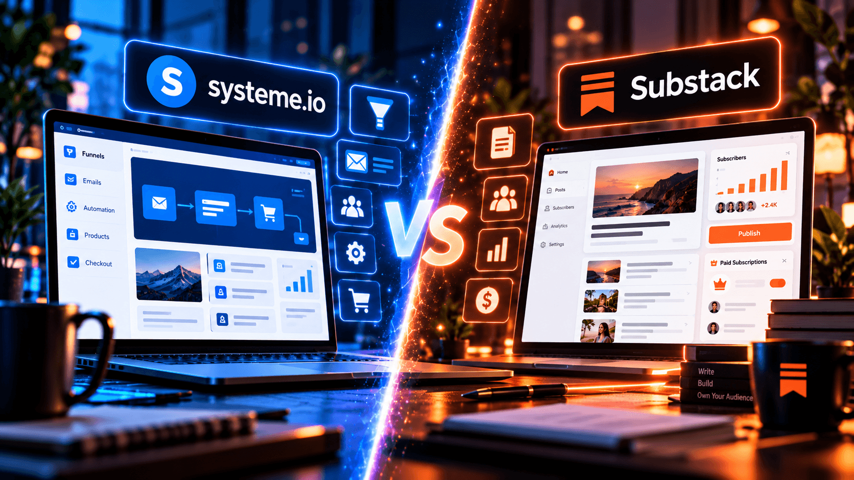 Comparaison entre une newsletter éditoriale payante et un système de vente par e-mail