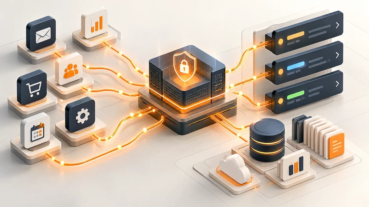 Passerelle API sécurisée reliant Systeme.io à plusieurs applications et ressources